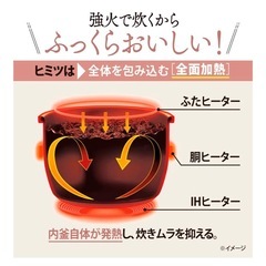 象印 IH炊飯ジャー (5.5合炊き) の画像