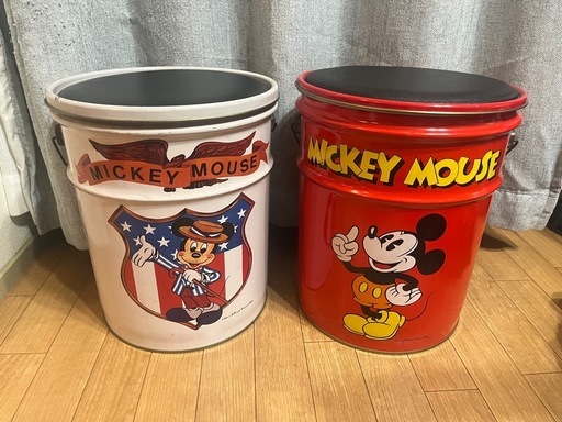 希少ミッキードナルドドラム缶 ペール缶ビンテージ品 昭和レトロ (yuki