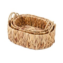 ほぼ未使用　サリュ　バスケット　収納　3点セットの画像