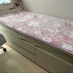 ニトリ シングルベッドフレーム(アザン3 チェスト40J/WW)の画像