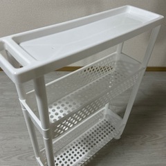 【美品】スリム　隙間収納ラックの画像