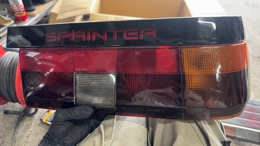トヨタ 純正 AE86 スプリンタートレノ テールランプ(リヤ コンビネーションランプ) レンズ RH 右側のみ テールレンズ