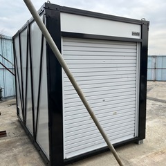 再塗装済！三協フロンテア パンダ3 バイク倉庫 バイクガレージ Panda パンダ 物置 コンテナの画像