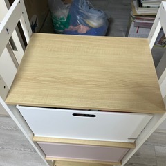 ニトリ4段収納棚の画像
