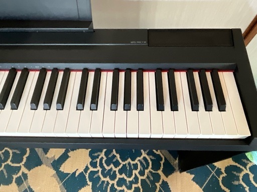 【受け渡しのみ】YAMAHA P-105 電子ピアノ 88鍵ブラック 付属品完備