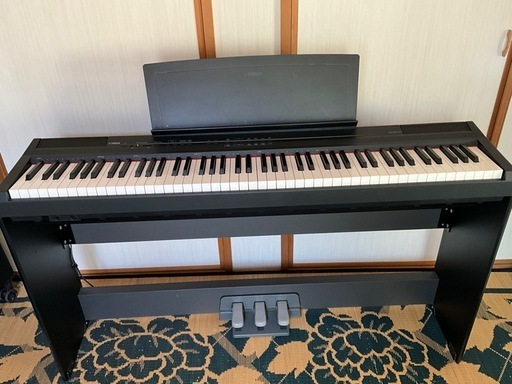 【受け渡しのみ】YAMAHA P-105 電子ピアノ 88鍵ブラック 付属品完備