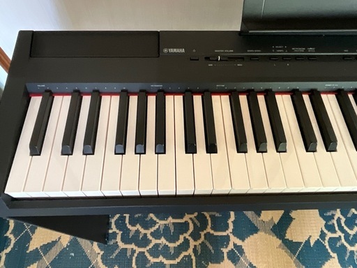 【受け渡しのみ】YAMAHA P-105 電子ピアノ 88鍵ブラック 付属品完備
