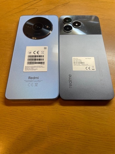 redmi A3 と realme note 50