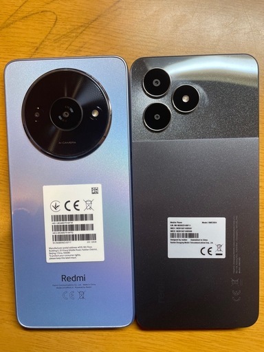 redmi A3 と realme note 50