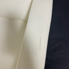 リクライニングソファー　ホワイト　1人用の画像