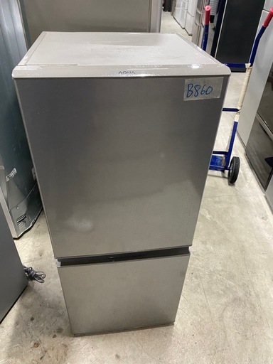 NO B860?福岡市内配送設置無料✨?冷蔵庫 ブラッシュシルバー AQR-13K-S [126L /2ドア /右開きタイプ] [冷凍