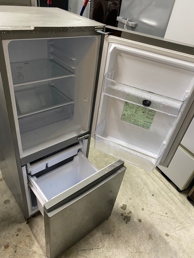 NO B860?福岡市内配送設置無料✨?冷蔵庫 ブラッシュシルバー AQR-13K-S [126L /2ドア /右開きタイプ] [冷凍
