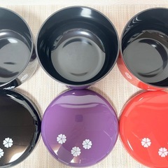 お椀3個 レトロの画像