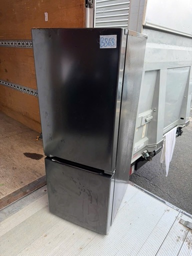NO B868?福岡市内配送設置無料✨?yselect YRZF15J ヤマダオリジナル ２ドア冷蔵庫 (156L・右開き) ブラック