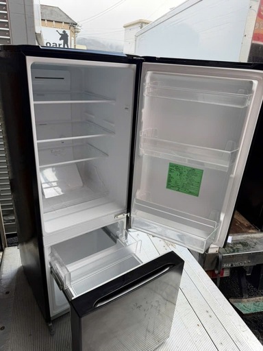 NO B868?福岡市内配送設置無料✨?yselect YRZF15J ヤマダオリジナル ２ドア冷蔵庫 (156L・右開き) ブラック