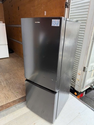 NO B869?福岡市内配送設置無料✨?アイリスオーヤマ 冷蔵庫 156L 自動霜取機能付き (幅約48cm) 冷凍室48L 右開き 
