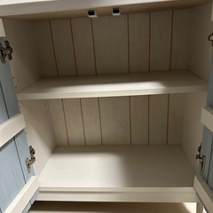 【ニトリ】キャビネット&ローボードセット(マリーナ7085D, 4511D WW & BL)の画像