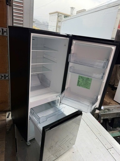 NO B872?福岡市内配送設置無料✨?ヤマダオリジナル 冷蔵庫 159L 右開き 2ドア 幅48.6cm 一人暮し向け 耐熱トップテ