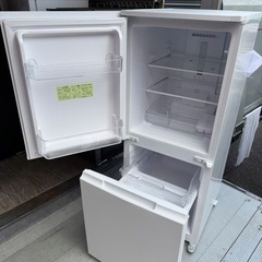 NO B875🌈福岡市内配送設置無料✨🌈冷蔵庫 ホワイト系 SJ-D15G-W [152L /2ドア /右開き/左開き付け替えタイプ] [冷凍室 58L] 2021年の画像