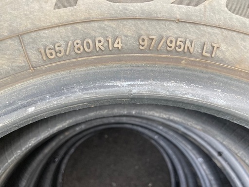 TOYO  TIRES 165/80R14 25年製 夏タイヤ　LT