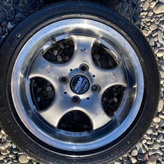 WORK ROAR 4本セット　タイヤホイール　155/55R14 PCD100の画像