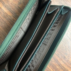 【美品】SNOOPY 長財布 グリーンしまむら【早い方優先】  の画像