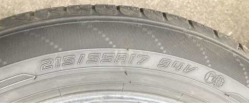 【お取引決まりました】DUNLOP 215/55R17 25年製 夏タイヤ