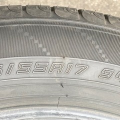 DUNLOP 215/55R17 25年製 夏タイヤの画像