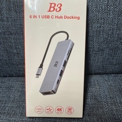 【新品】USB C ハブ 6-in-1 マルチポートアダプター 4K@60Hzの画像