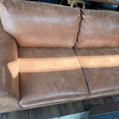 関家具　レザーテックス　ソファ
の画像