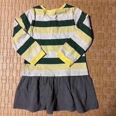 コンビミニ　95 ボーダーワンピースの画像