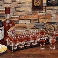 D&Z 1オンス ショットグラスセット トレイ付き　12個入りの画像