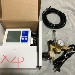 本日限定 植物育成室濃縮水耕栽培温室CO2コントローラー➕レギュレーター ×4の画像