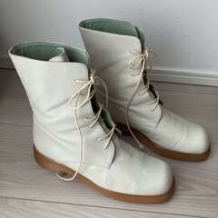 MUXART BARCELONA レースアップブーツ 23.5cmの画像