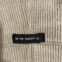 ダメージ調 Spick &spanで購入 インポート   ON THE SUBJECT OFの画像