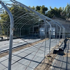 ビニールハウス骨組の画像