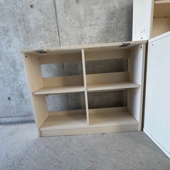 貰って下さい　
学習机 学習デスク 勉強机 棚付きデスク (ピンク)の画像