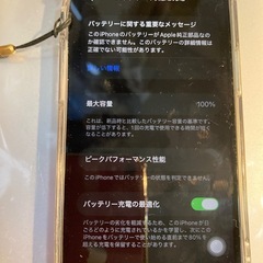 iPhone１２ミニ　バッテリー100パーセントの画像