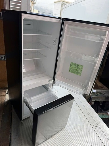 NO B869?福岡市内配送設置無料✨?アイリスオーヤマ 冷蔵庫 156L 自動霜取機能付き (幅約48cm) 冷凍室48L 右開き 