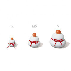 珪藻土 カガミモチ S オブジェ 鏡餅 縁起物 正月 新年 置物 玄関 和室 日本 インテリア ギフト プレゼント お土産 オシャレ 84243の画像