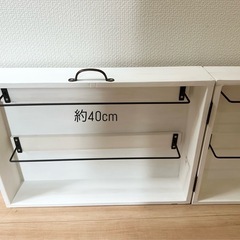 アクセサリー什器   ホワイト木製の画像