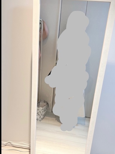 Francfranc 全身鏡 (みみ) 高崎問屋町のミラー/鏡の中古あげます・譲り