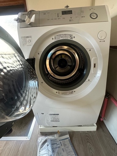 本日のみ【2018年製】SHARP ドラム式洗濯乾燥機 ES-H10C-WL 10kg 乾燥