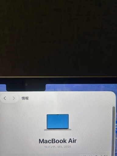 Apple MacBook Air M3 15インチ 256gb