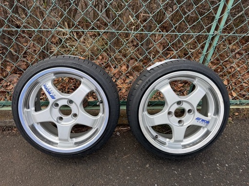 4本セット WORK Meister 15インチ 6.5j +35 Pcd 100新品タイヤ付き