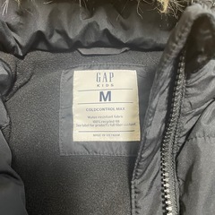 GAP KIDS ブラックダウンコート　ロングコート　ジャンパー　130 Mの画像
