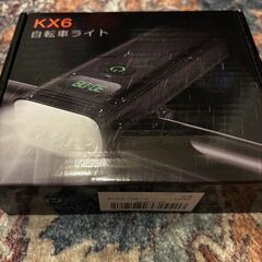 新品未開封 自転車ライト 1000ルーメン USB充電式 KX6｜1000円の画像