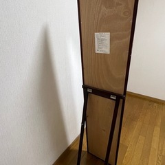 鏡　茶色　姿見の画像