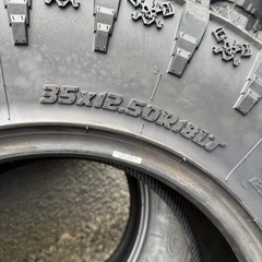 radar RT+  レーダー　タイヤ２本。　35×12.50r18 未使用品の画像