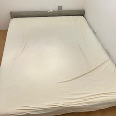 【3/27限定！　コアラマットレスクイーンベット　シーツ、フレームつき】の画像